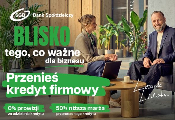 Przenieś swój kredyt firmowy do Banku Spółdzielczego w Piotrkowie Kujawskim!