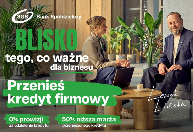 Przenieś swój kredyt firmowy do Banku Spółdzielczego w Piotrkowie Kujawskim!